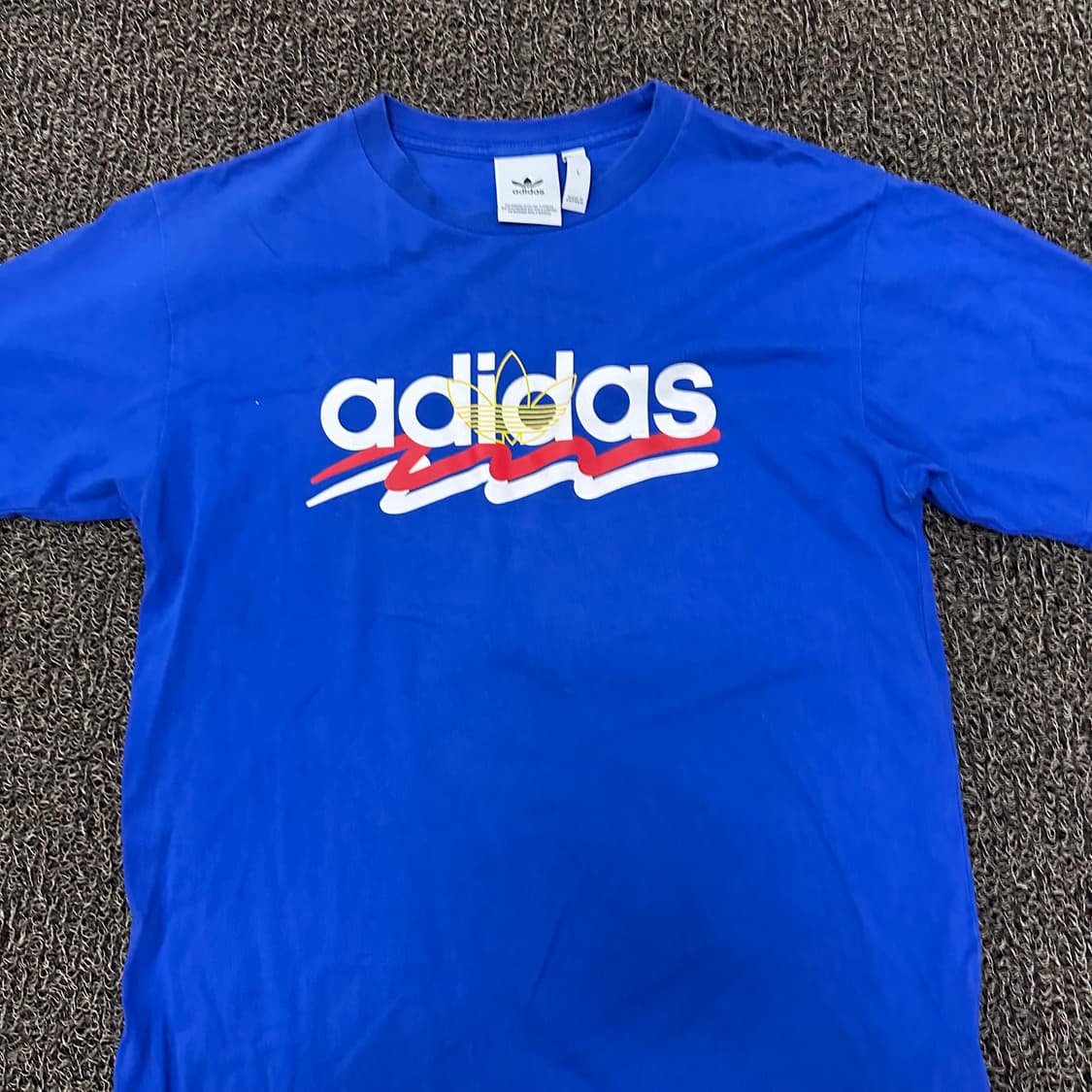 아디다스 반팔티셔츠 블루 L 상품이미지3