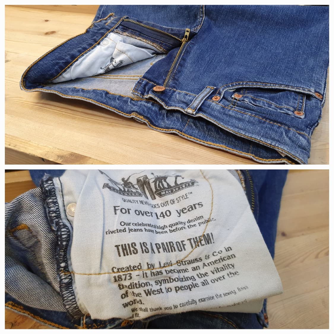 허리28/리바이스603 청바지  상품이미지5