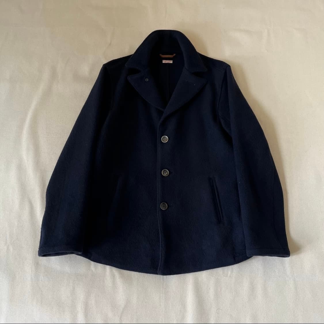 캐피탈 네이비 울 코트 상품이미지1