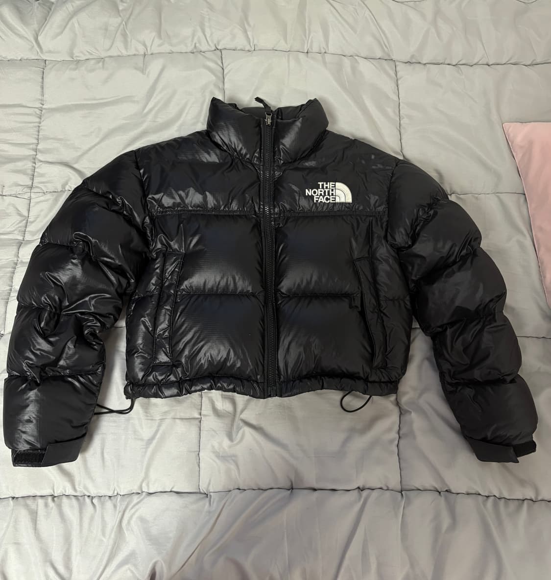 (W) 노스페이스 화이트라벨 눕시 숏 자켓 블랙(s) 상품이미지1