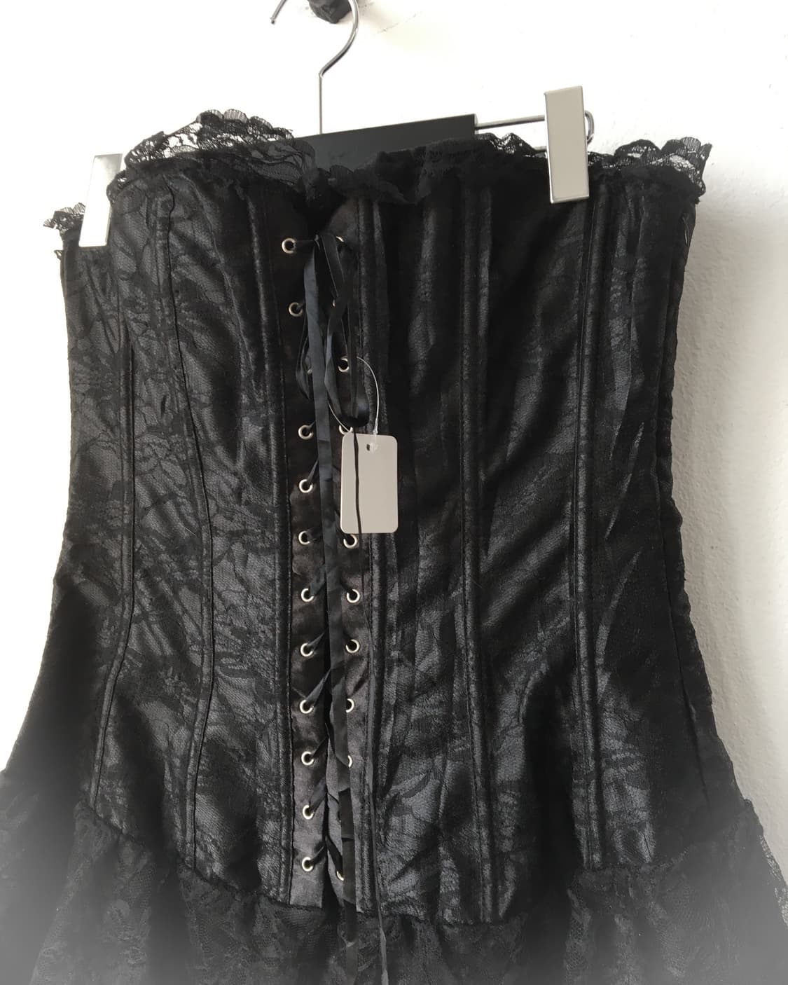 Lace lace up corset onepiece 상품이미지6
