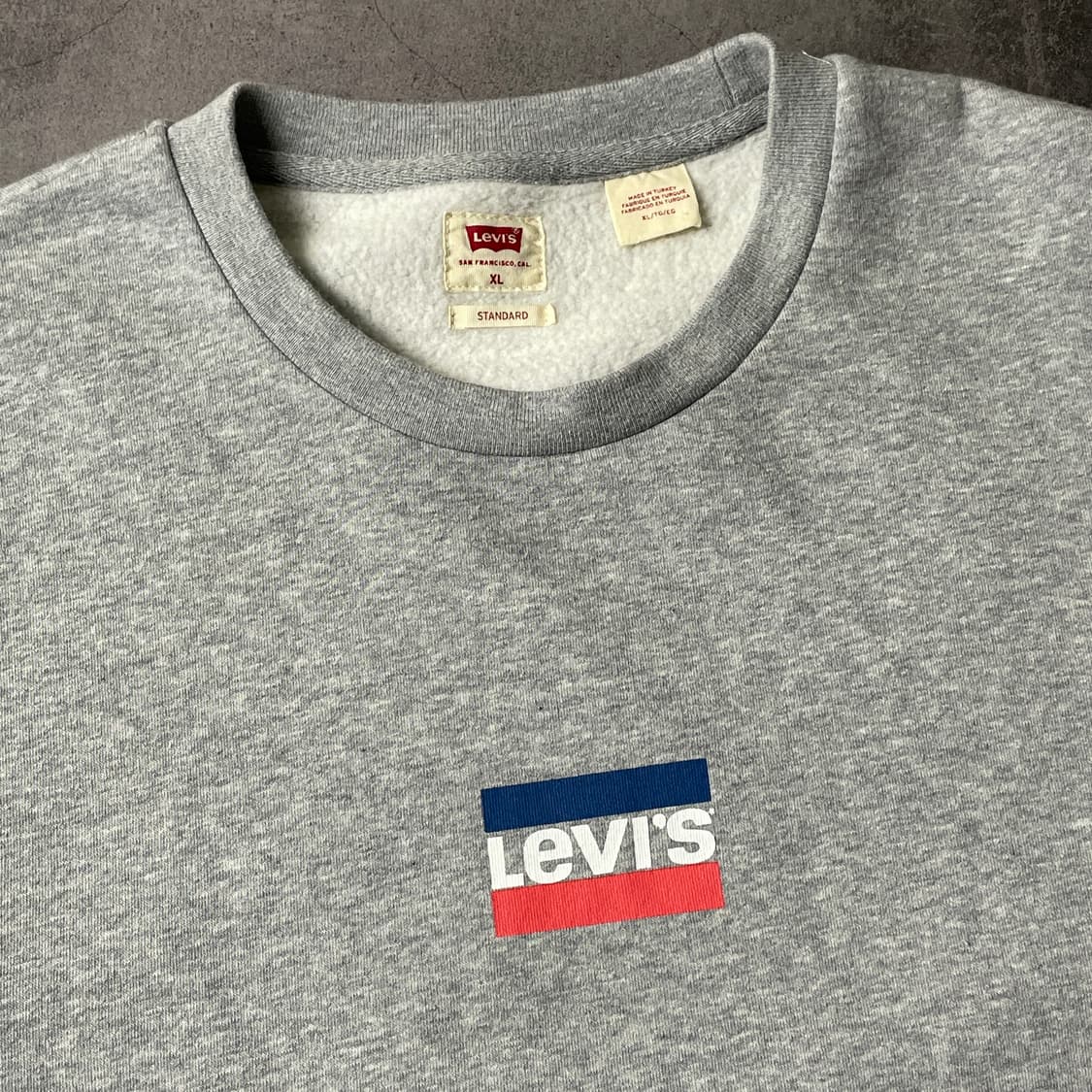 LEVI'S 리바이스 빈티지 그레이 기모 롱슬리브 스웨트셔츠 A00412 상품이미지2