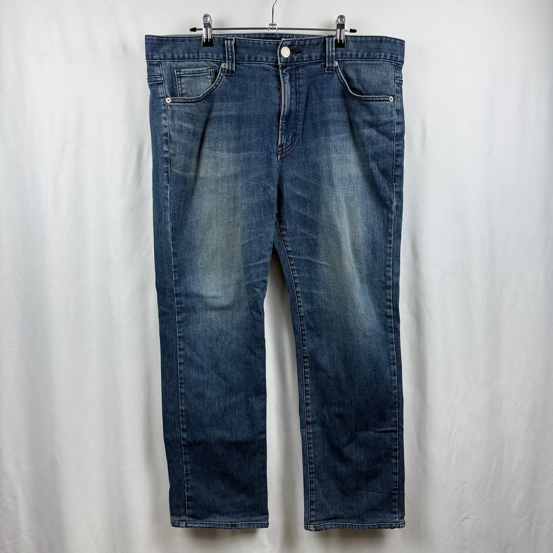 (81) 게스 스트레이트핏 중청 데님 팬츠 상품이미지2