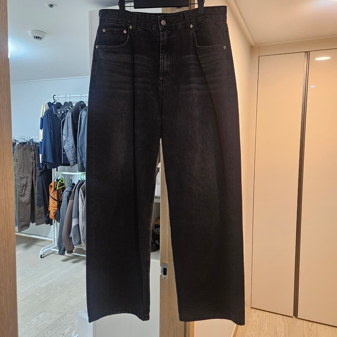 [3] 9999아카이브 Linking wide denim pants 상품이미지4