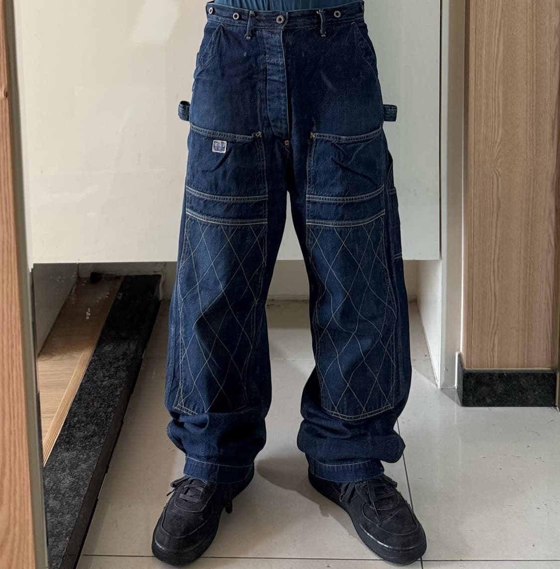 캐피탈 데님 럼버 팬츠 상품이미지1