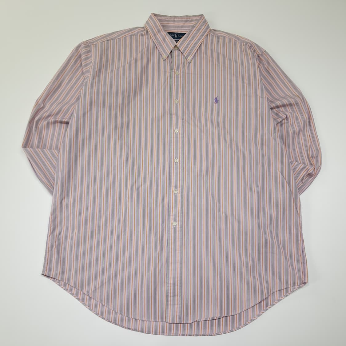 CL799 XL 폴로 00s 멀티스트라이프 라벤더 셔츠 남방 상품이미지1