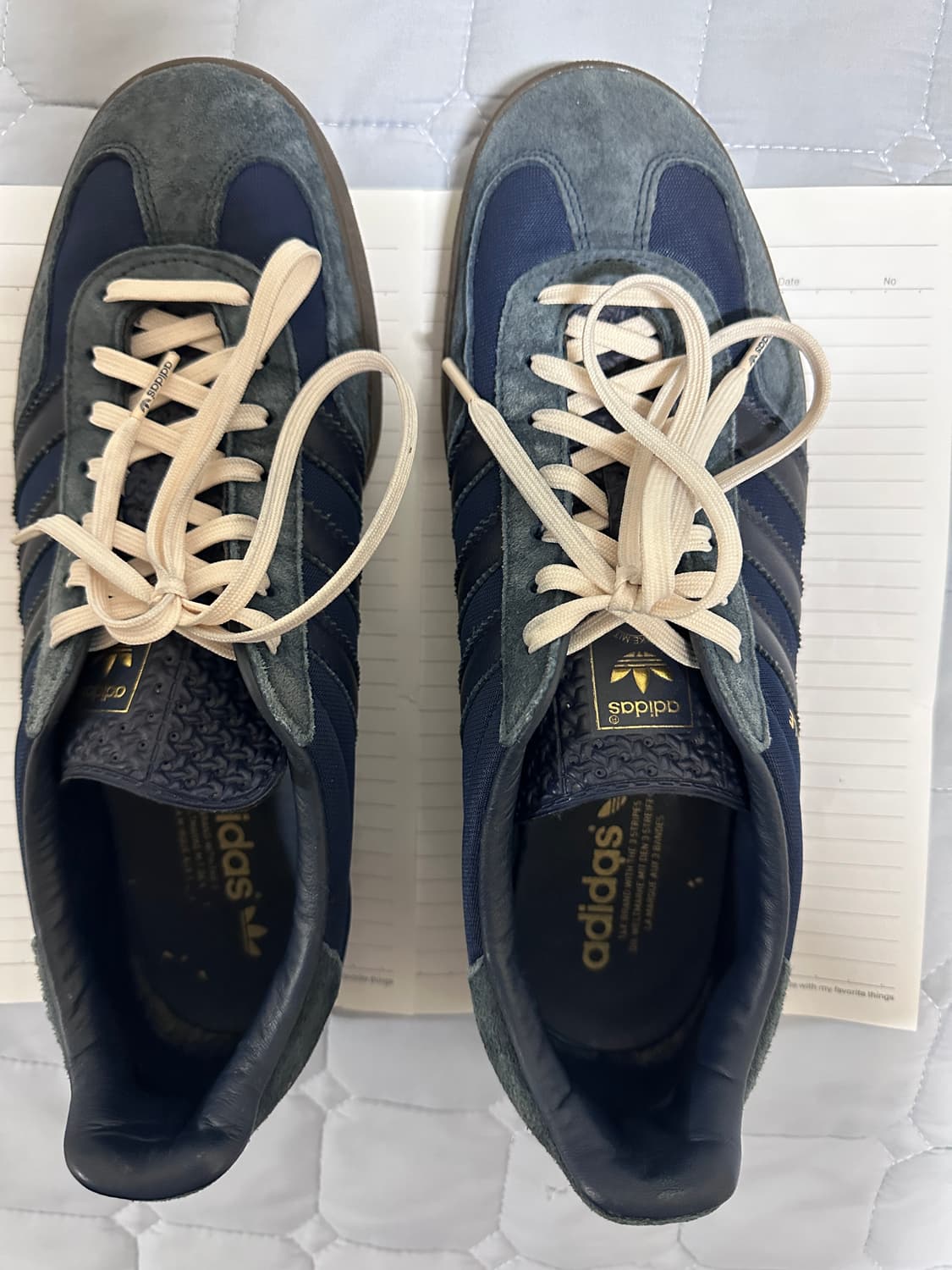 아디다스 가젤 인도어 컬리지에이트 네이비 (275) 상품이미지2