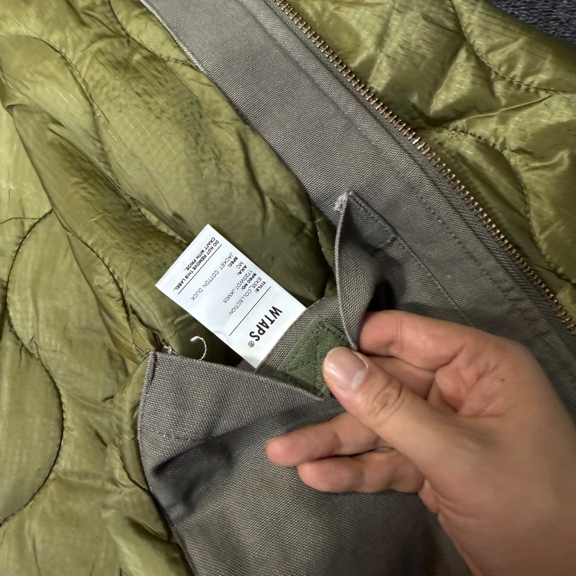 WTAPS 더블탭스 퀄티드 도킹 자켓 상품이미지7