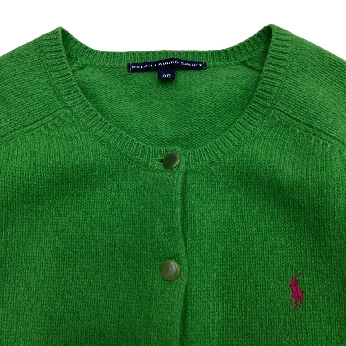 폴로 랄프로렌 핑크포니 녹차맛 가디건 M 상품이미지4