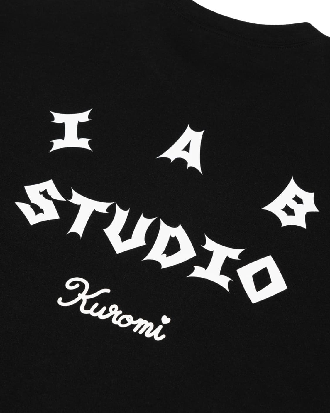 아이앱 쿠로미 반팔 티셔츠 블랙 - S,M 상품이미지2