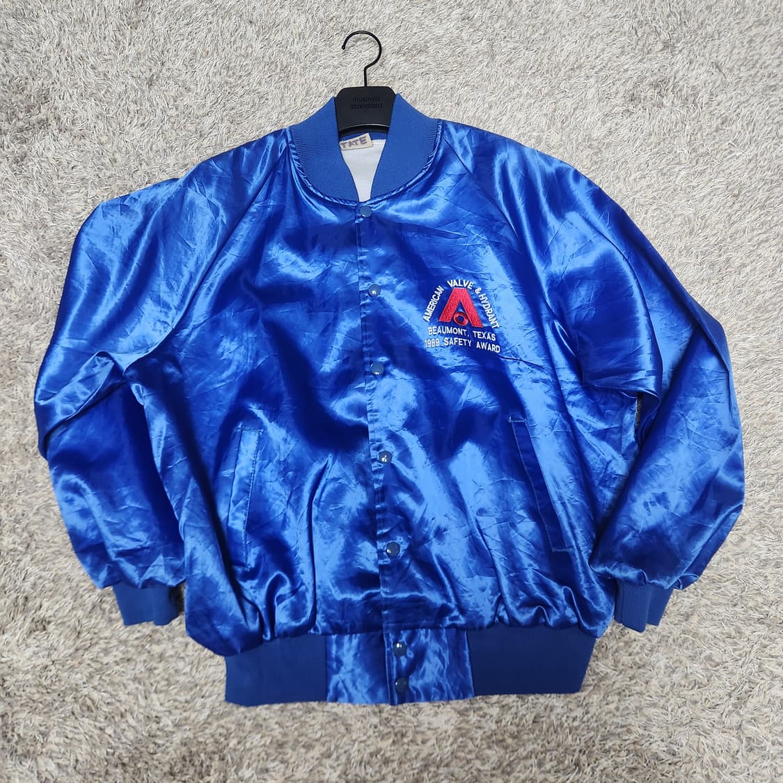 80s American Sportswear 새틴 코치자켓 (MADE IN 상품이미지1