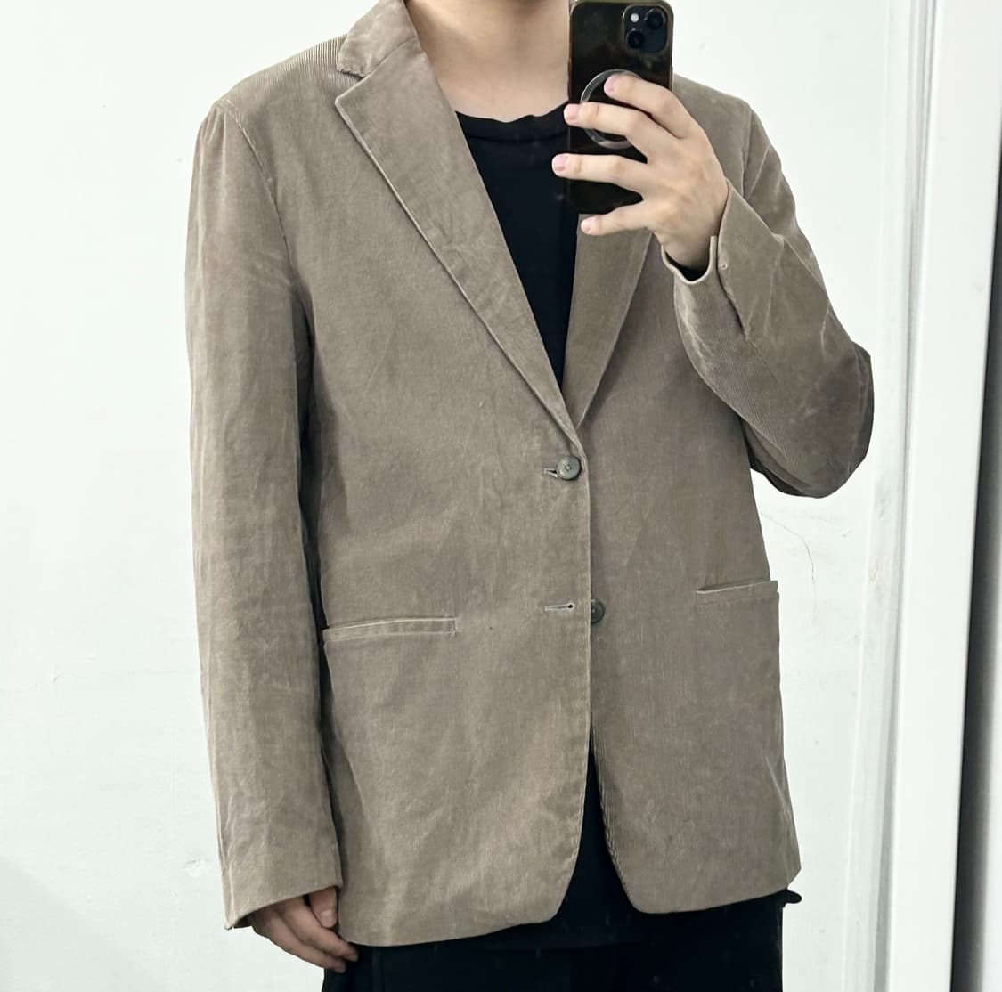 질샌더 투버튼 코듀로이 블레이저 자켓 상품이미지2