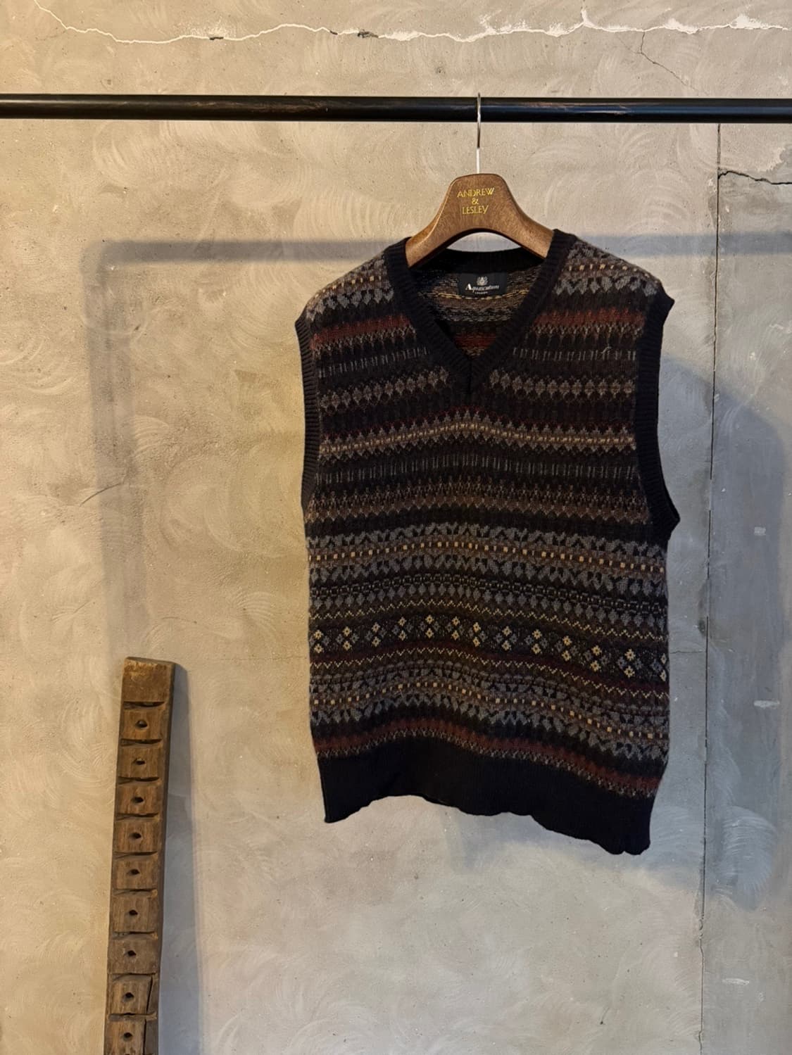 아쿠아스큐텀 페어아일 니트 베스트 100 상품이미지10