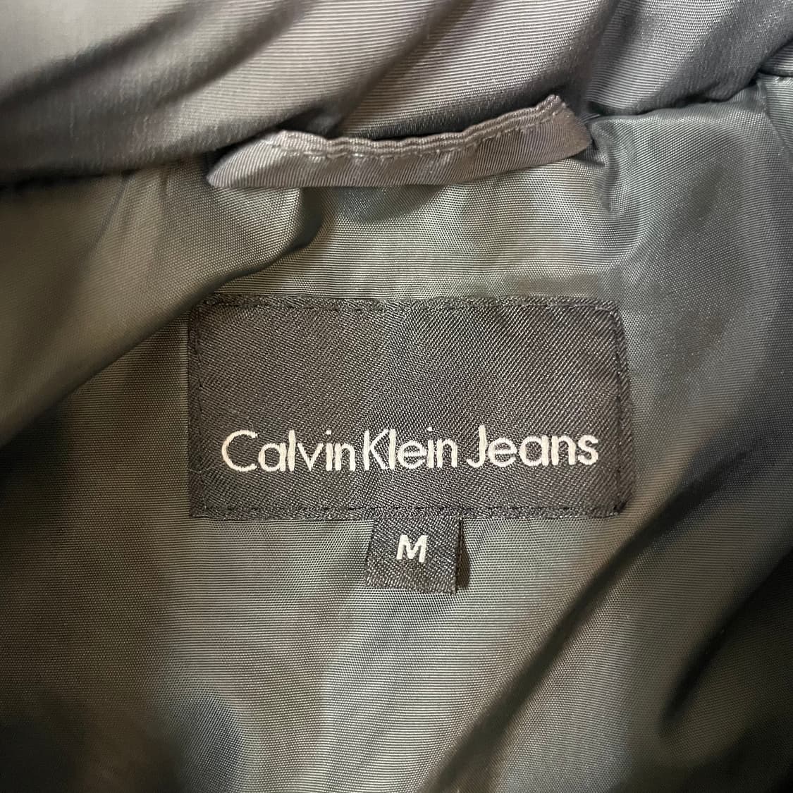 캘빈클라인진스 그레이 덕다운 패딩 M 상품이미지4