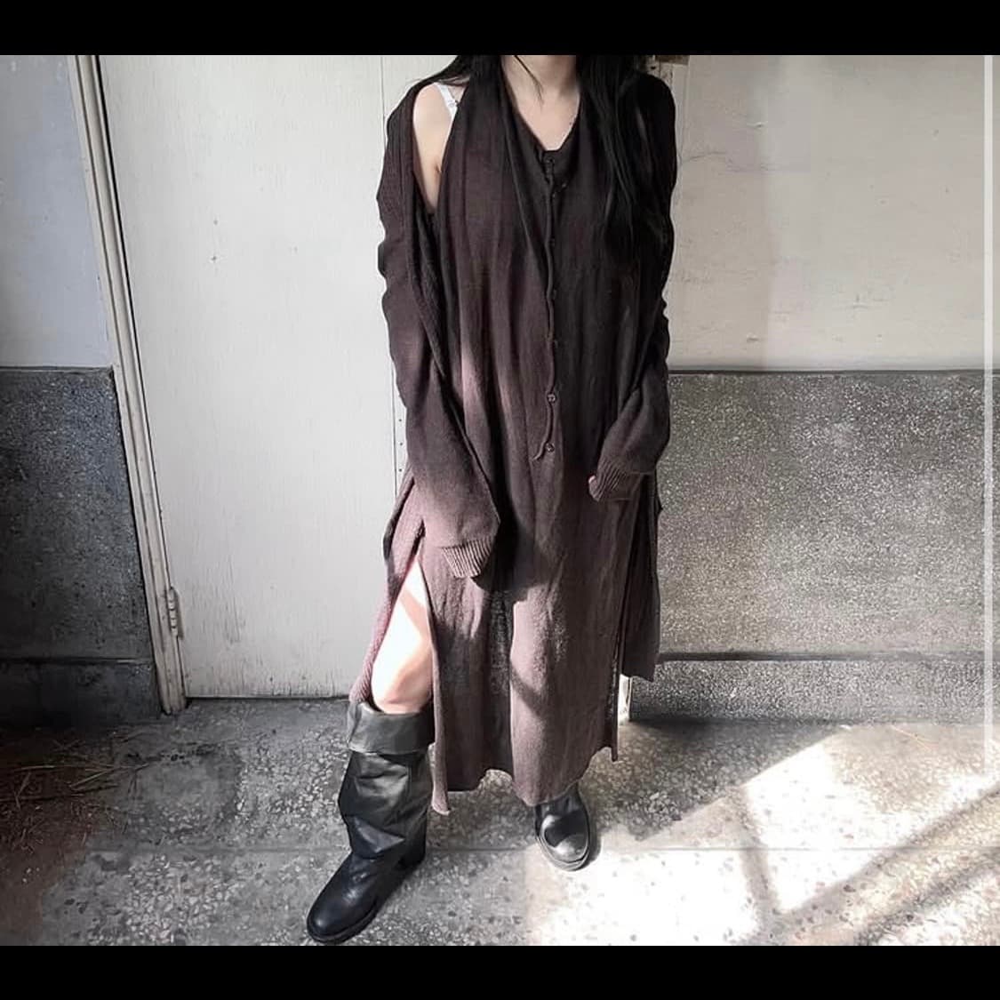 Yohji Yamamoto 원피스 가디건 상품이미지1