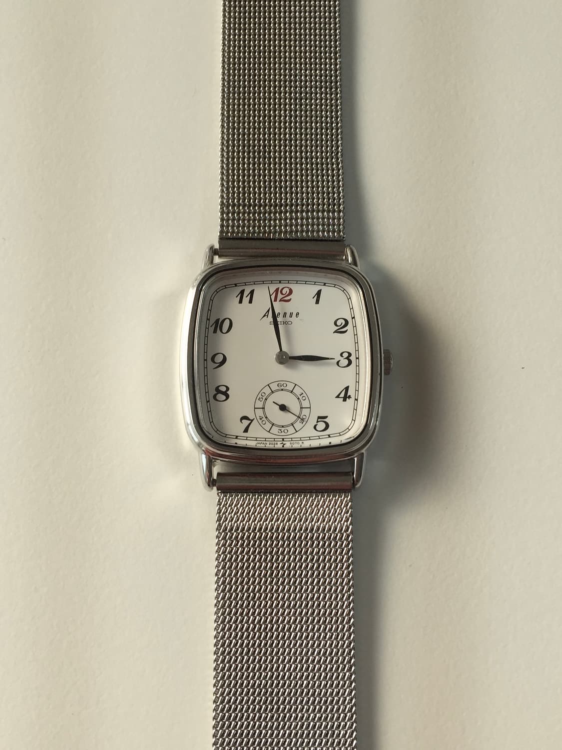 80s seiko avenue square arbic index 상품이미지7