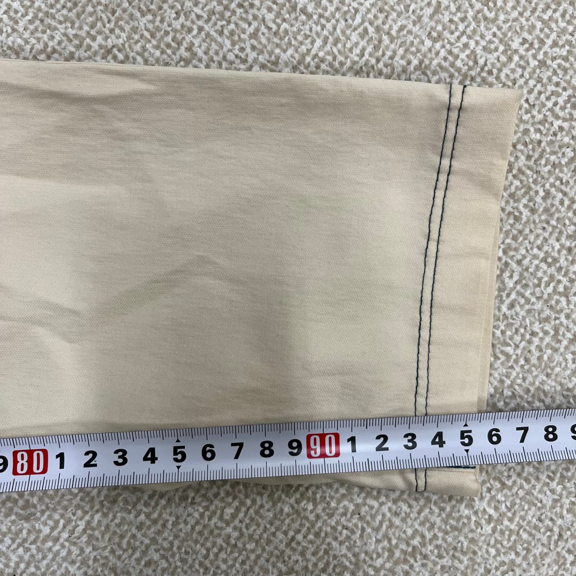 [66] 한섬 오즈세컨 여성 아이보리 라인 디테일 바지 0120M1 상품이미지10