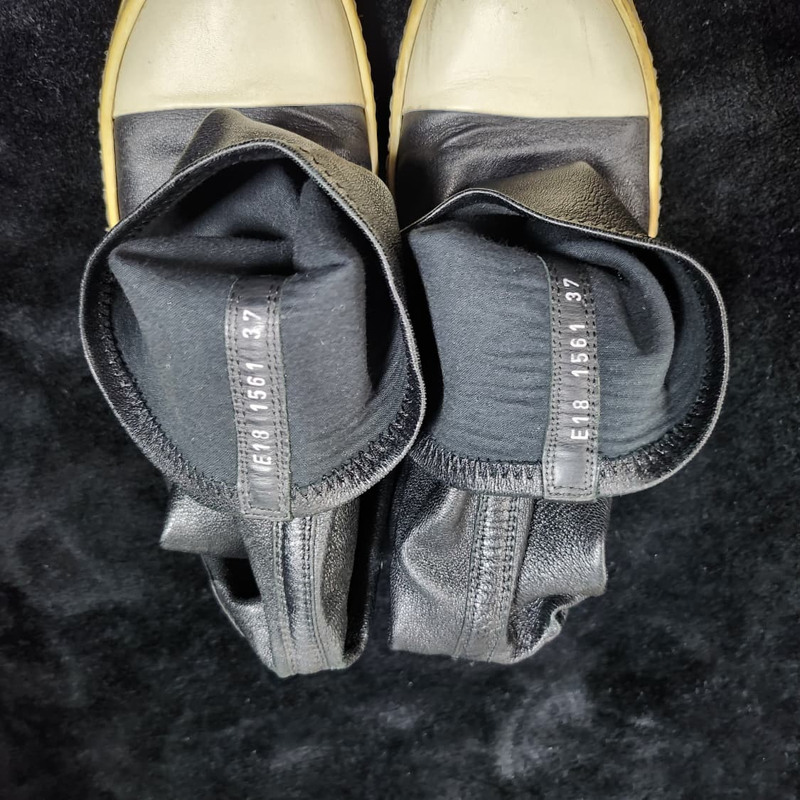 릭오웬스 레더 삭스 롱 부츠 (37) 상품이미지4