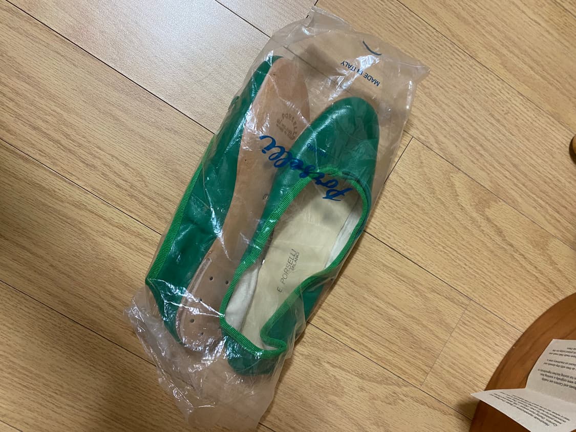 포셀리 그린 37사이즈 정품 새상품  상품이미지3