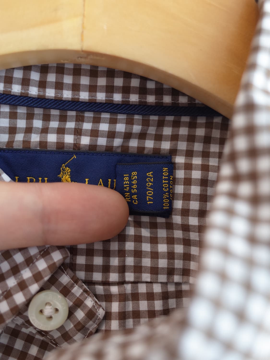 PoloRalphLauren 폴로랄프로렌 깅엄체크 셔츠 상품이미지4