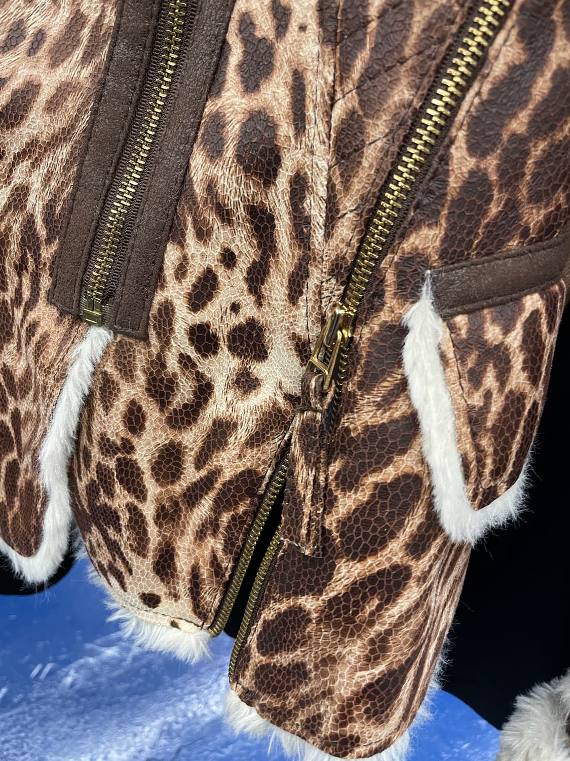 EGOIST Y2K 갸루 호피 후드 자켓 상품이미지10