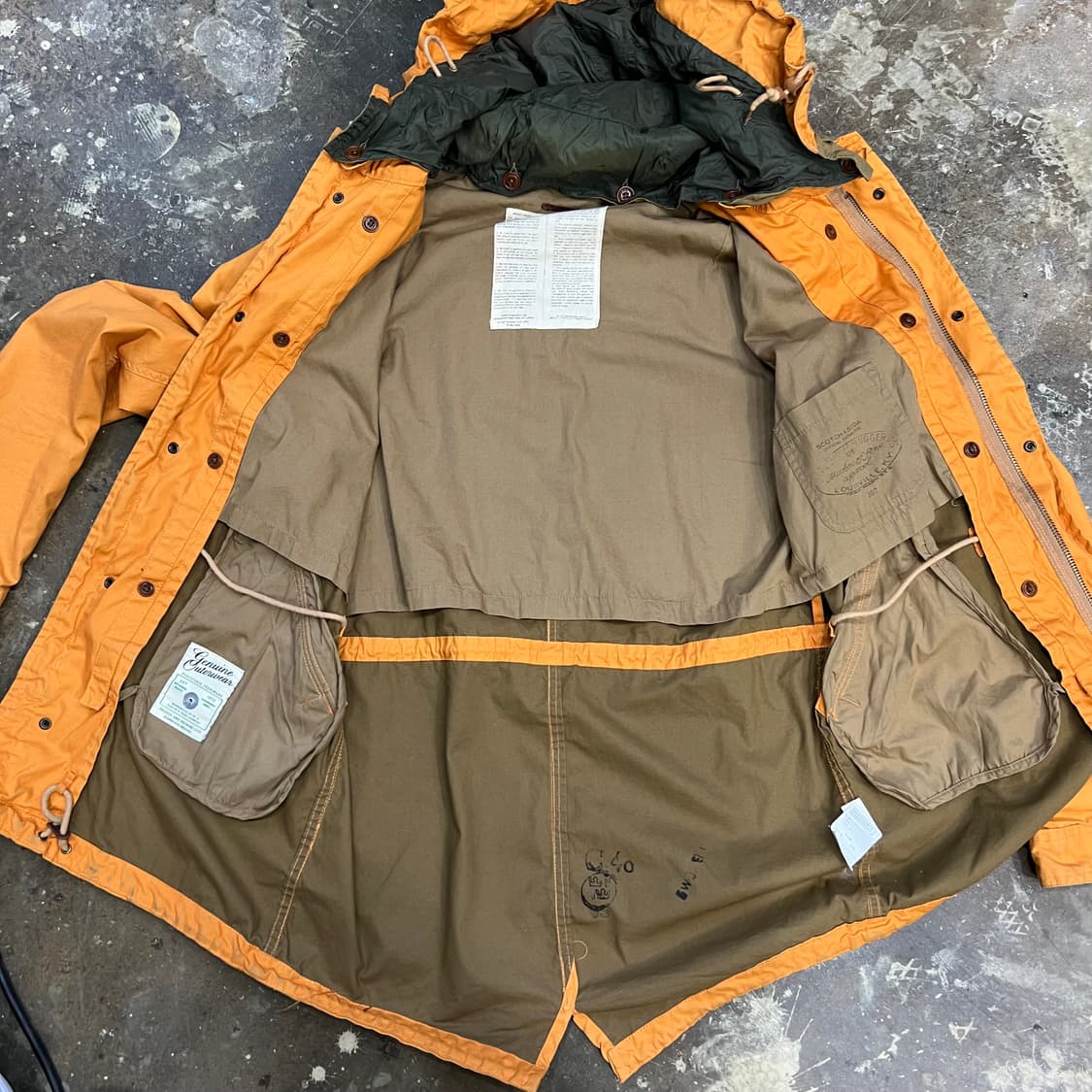 M) 스카치앤소다 피쉬테일 파카 야상 사파리자켓 점퍼 아메카지 워크웨어 상품이미지4