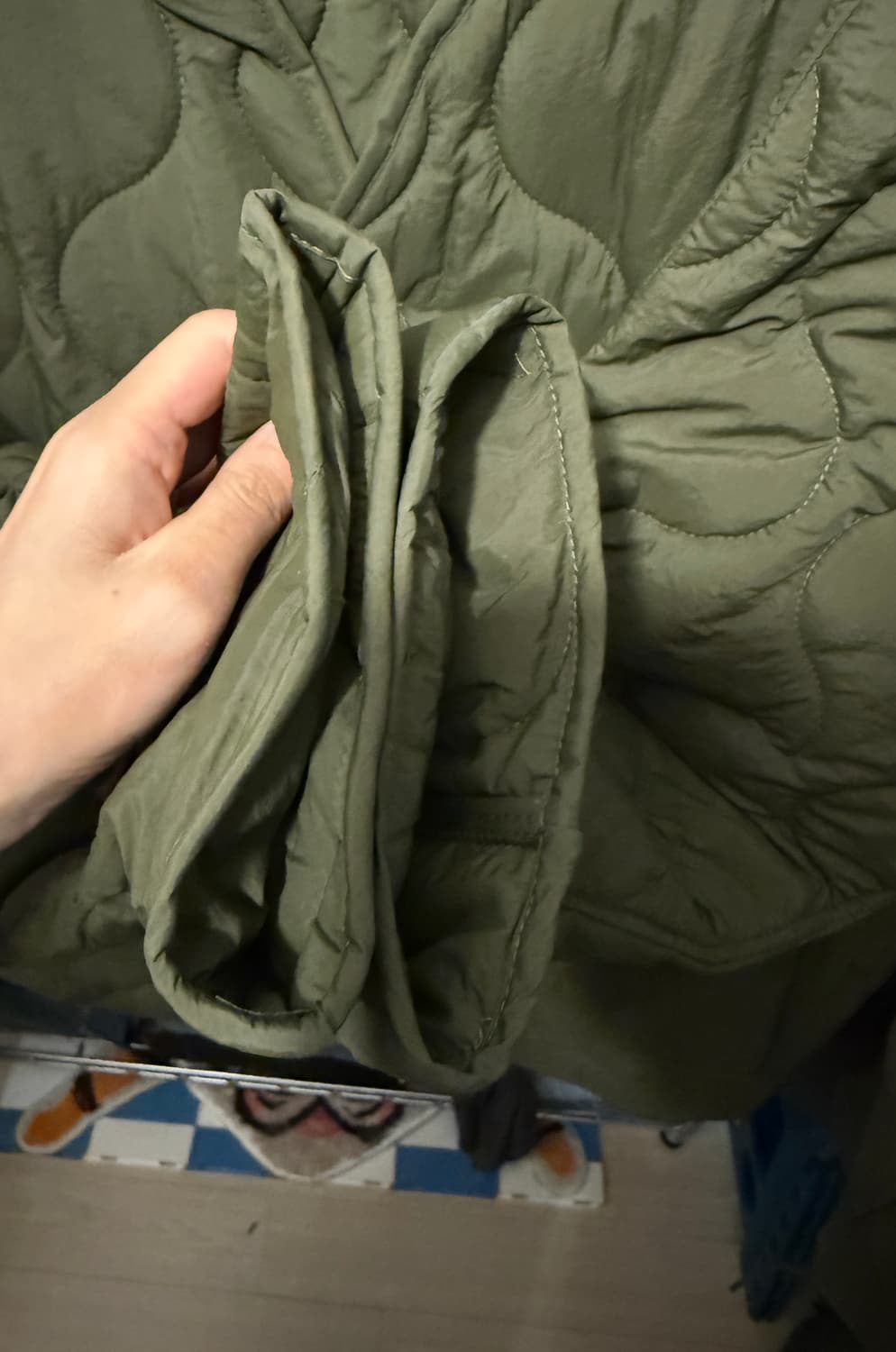 경량 오버핏 퀄팅 깔깔이 누빔 L 상품이미지2