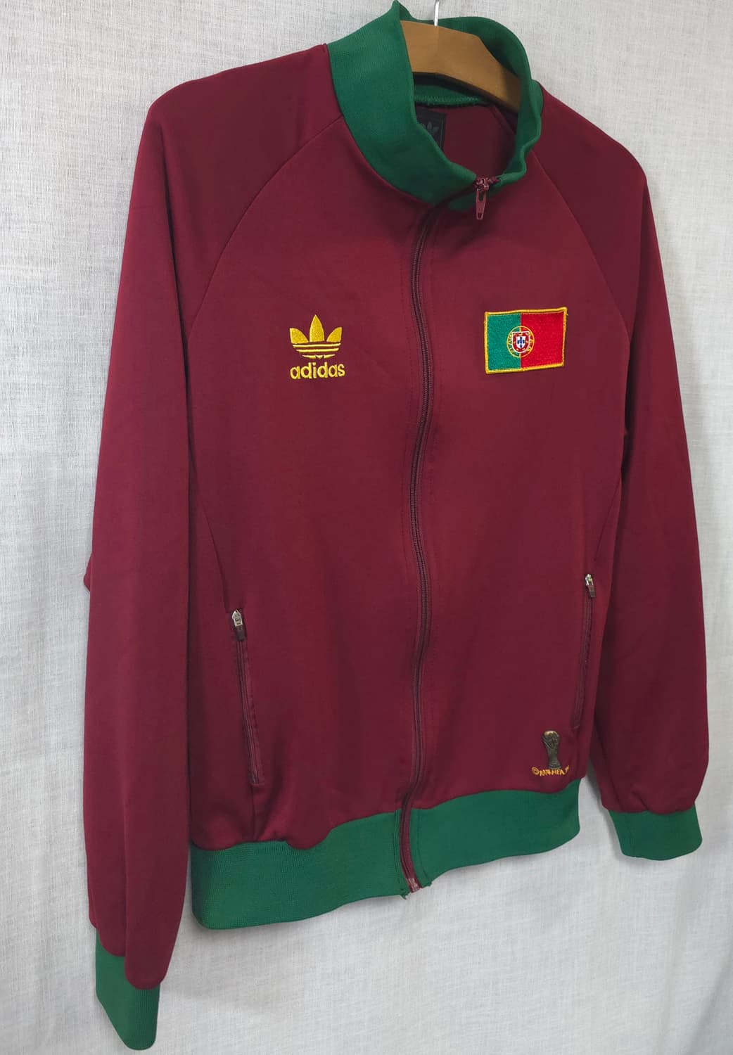 아디다스 정품 2006 월드컵 포르투갈 트랙탑 자켓 95 져지 바람막이  상품이미지4
