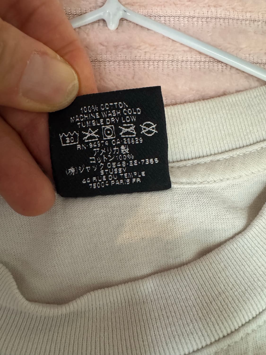 Stüssy 스투시 천지창조 그래픽 반팔 티셔츠 (아이보리) 상품이미지8