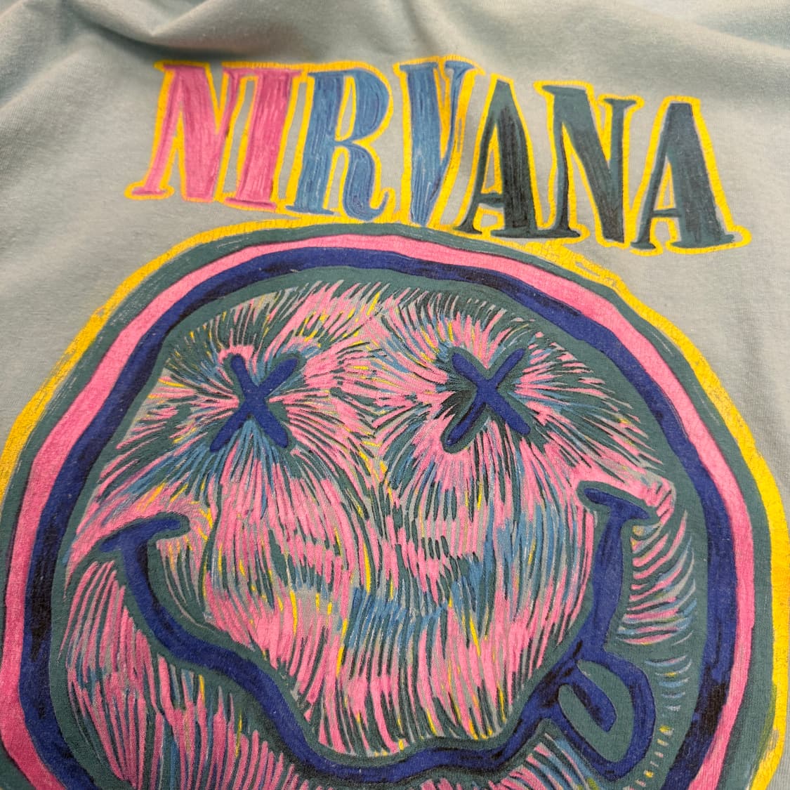 NIRVANA 너바나 오피셜 마천다이즈 락 반팔 티셔츠 상품이미지6
