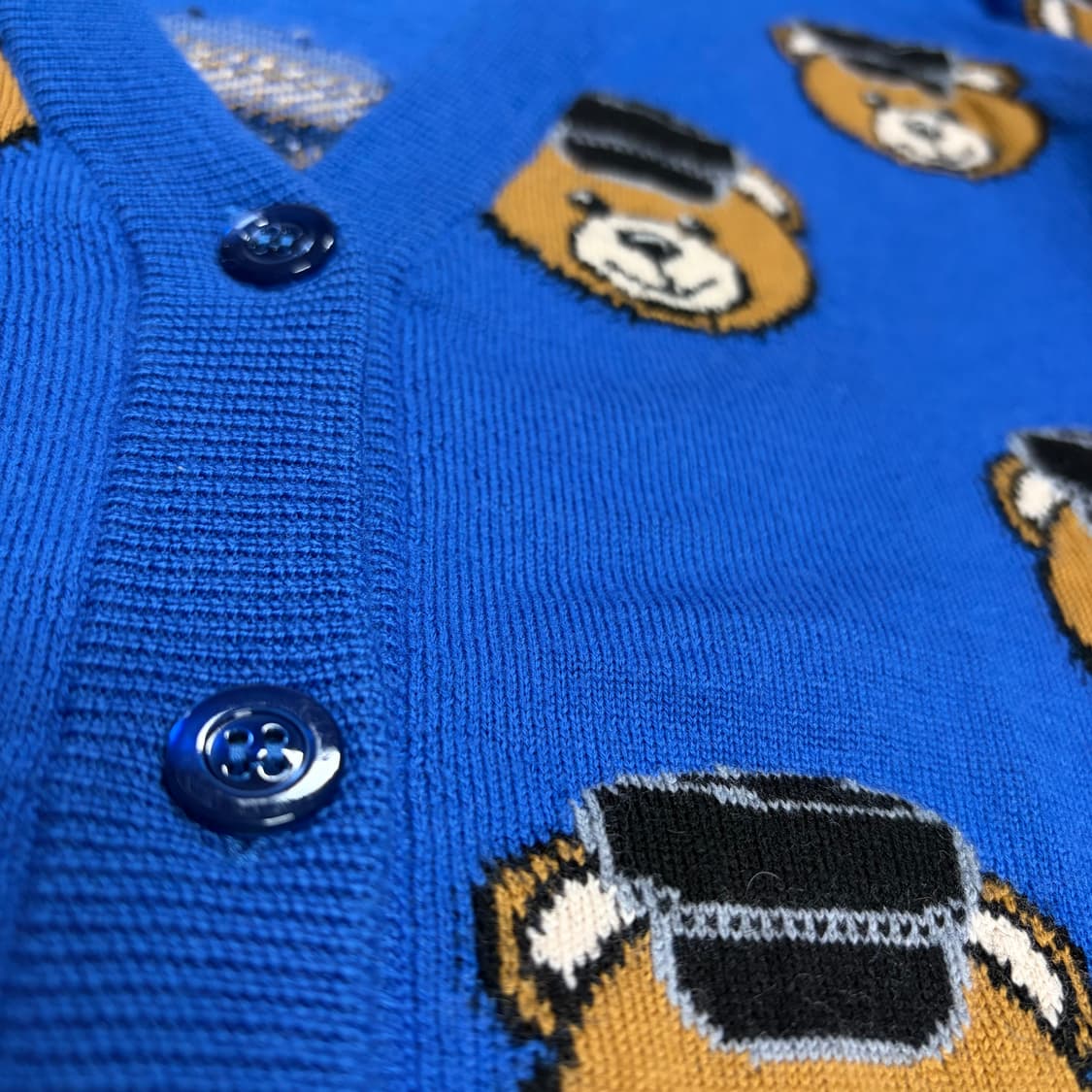 (S)블루 테디베어 가디건 및 니트자켓 상품이미지3