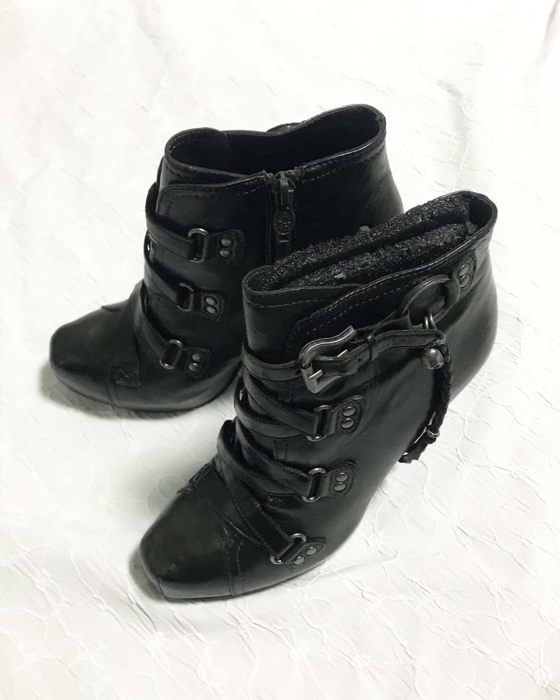 풀박•아쉬 ash 스컬 참 스트랩 레더 힐 37 상품이미지3