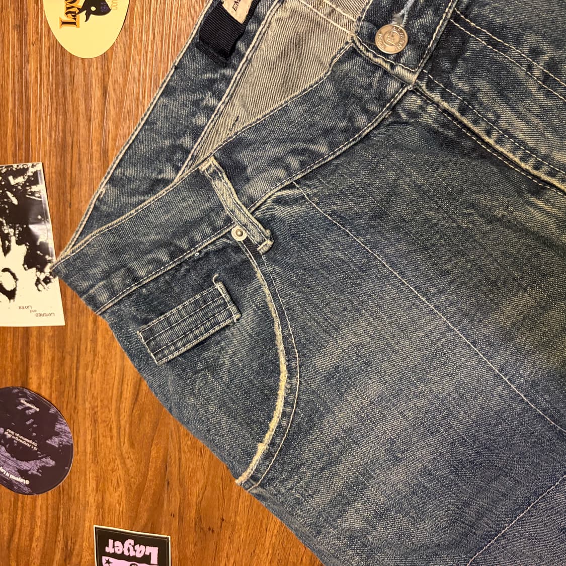 Armani denim work pants 데님 워크 팬츠 상품이미지6