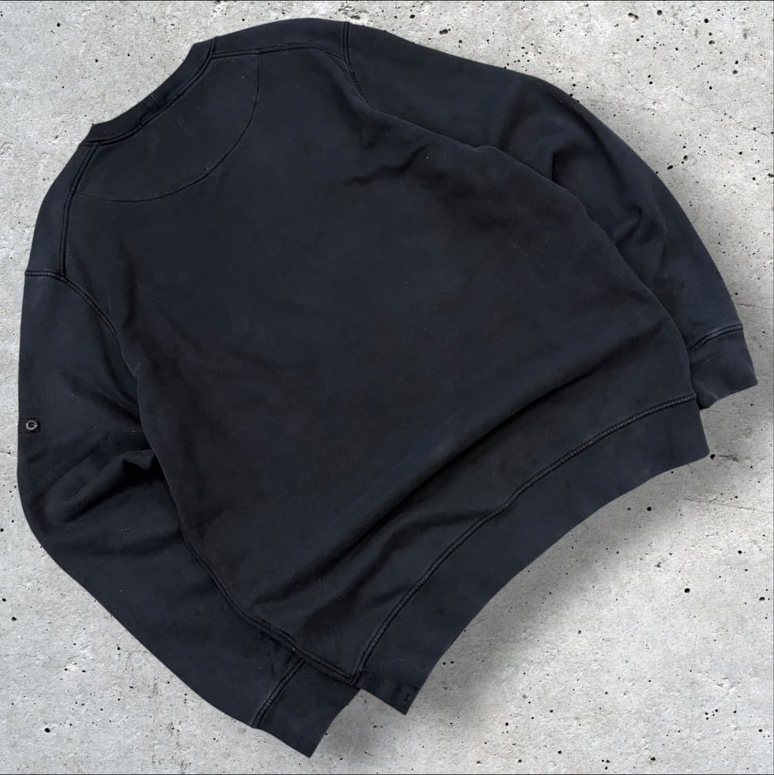 [2XL] 20FW 스톤아일랜드 블랙 맨투맨 노와펜 수입택 D785 상품이미지2