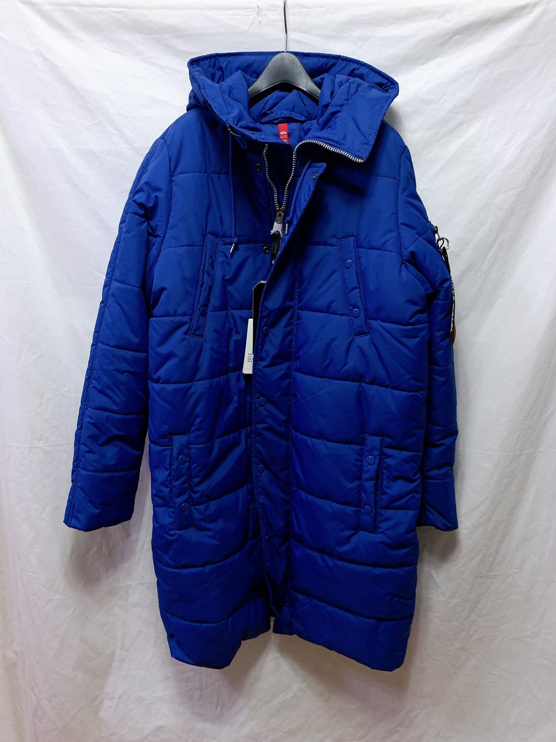 (새상품)알파인더스트리 남성 블루 패딩 상품이미지1