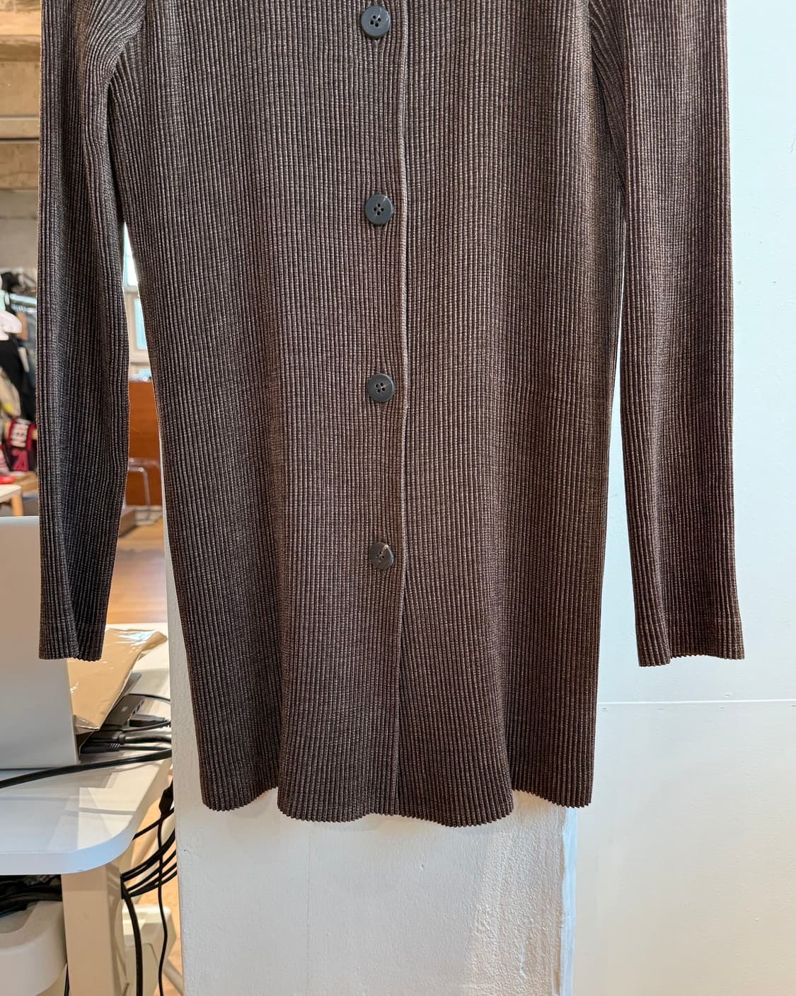 이세이미야케 브라운 링컬 셋업 상품이미지4