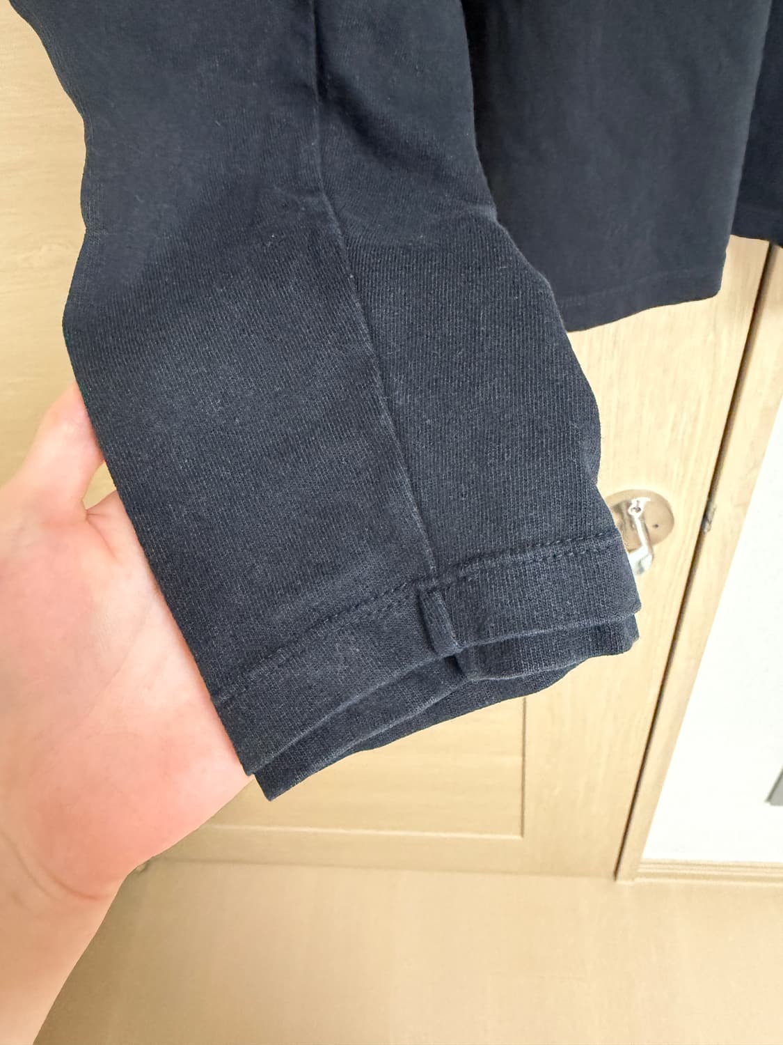 해칭룸 더블 슬리브 블랙 상품이미지4