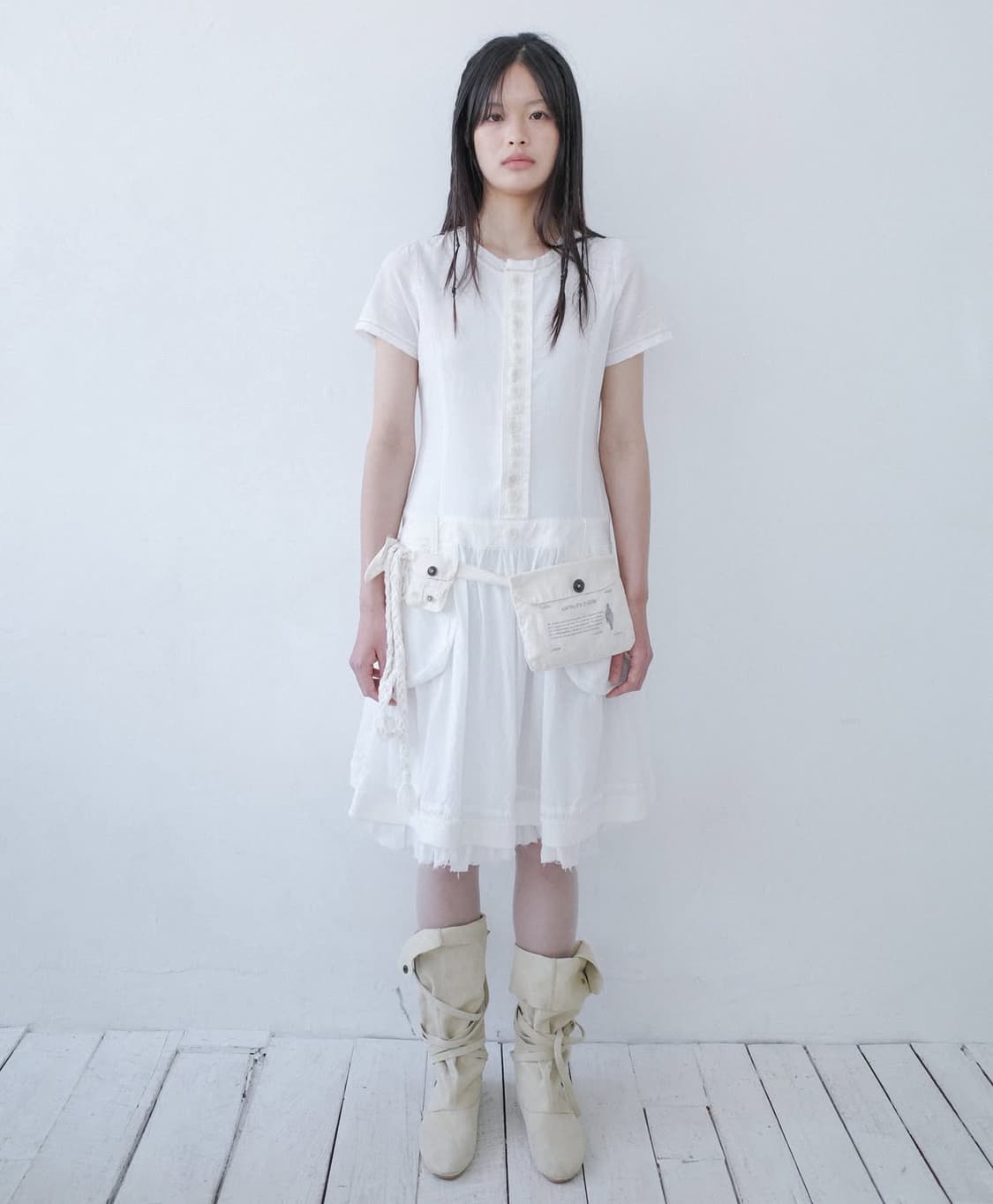 sankofa puella Buttonette french dress 상품이미지5