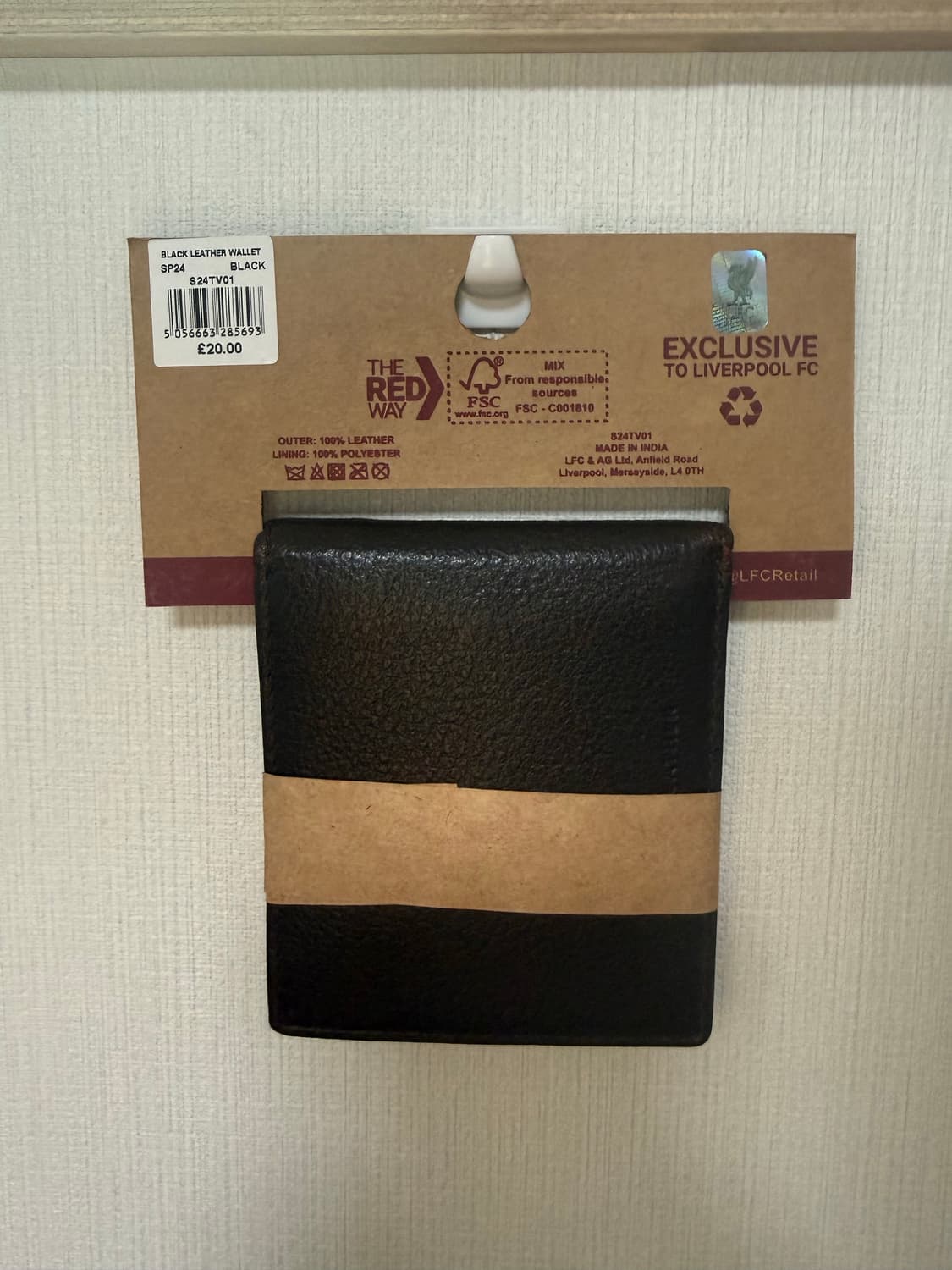 리버풀 블랙 가죽지갑 상품이미지2