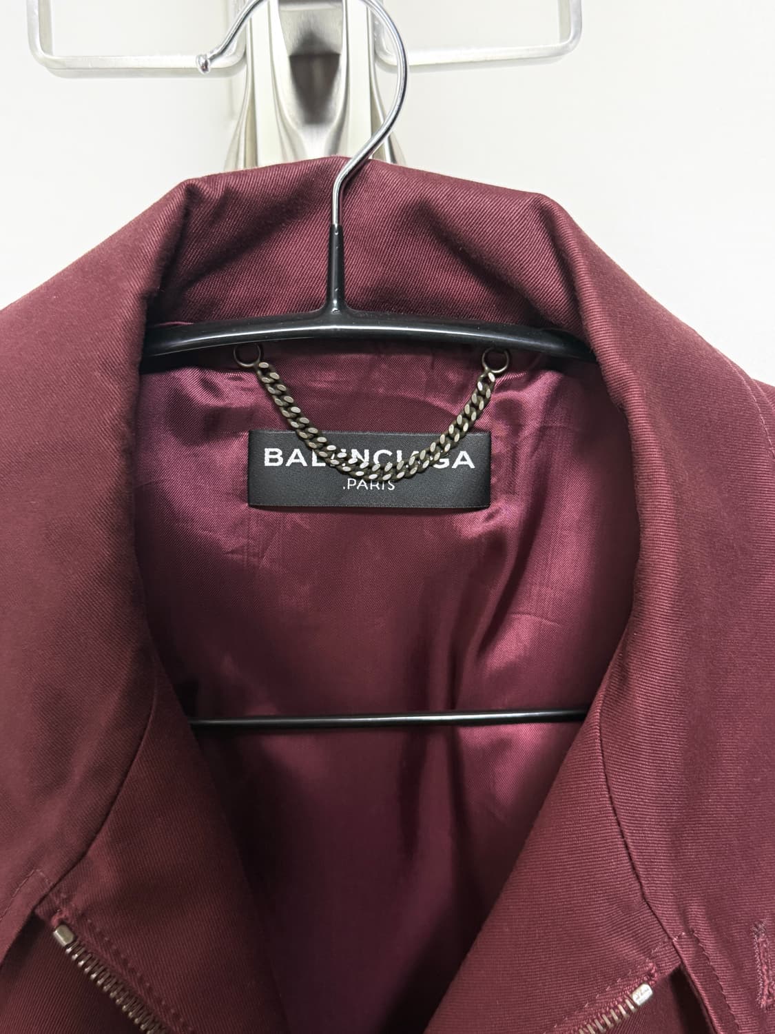 발렌시아가 17ss 바라쿠다 헤링턴 자켓 와인 M 상품이미지5