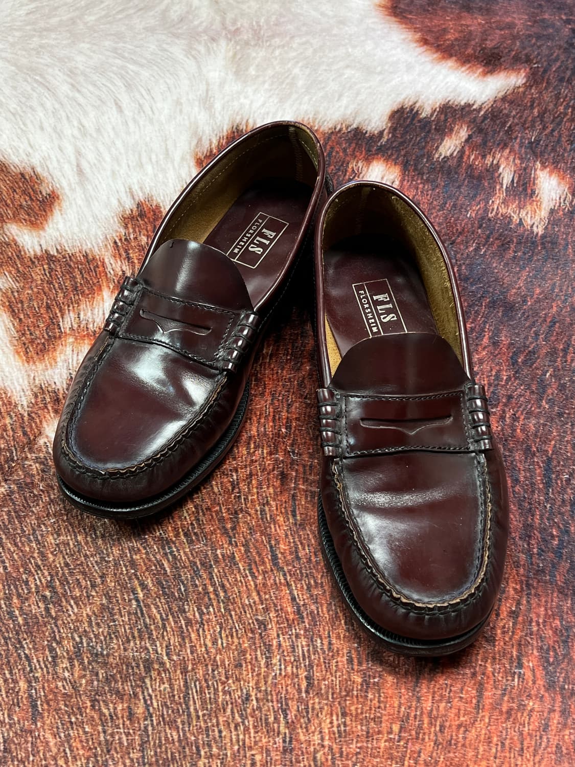[9.5E] Florsheim 플로샤임 버건디 페니로퍼 상품이미지1