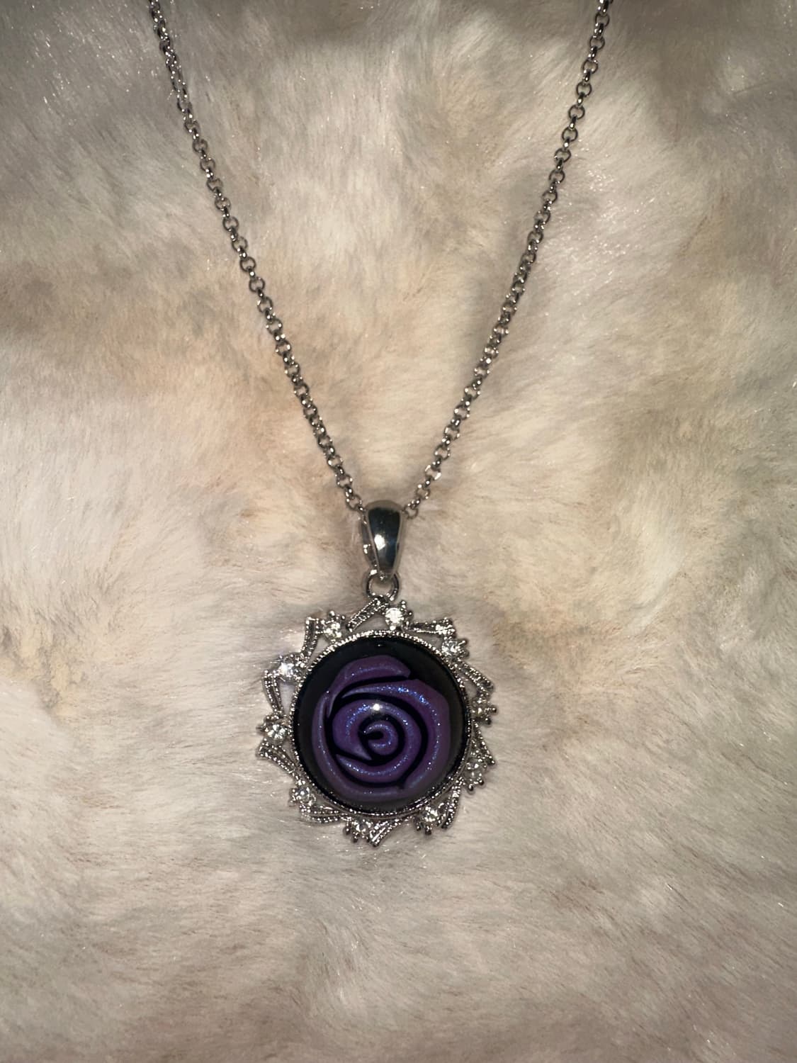 오리엔탈 고스펑크 장미 목걸이 상품이미지1