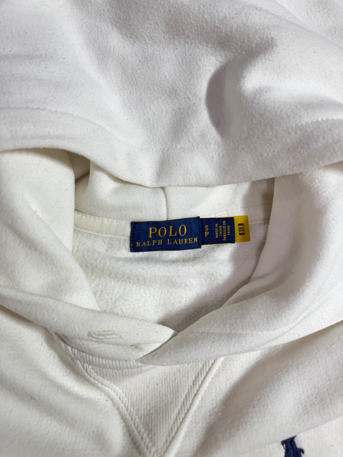 폴로 랄프로렌 큐알 화이트 포니 후드  상품이미지6
