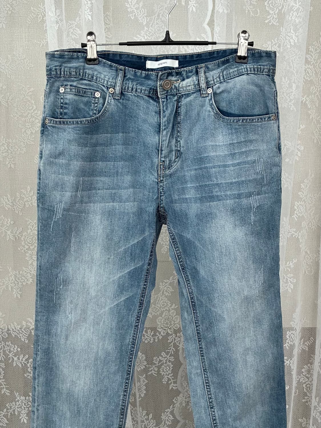 78-94) 코오롱 에피그램 데님 청바지 연청 상품이미지3