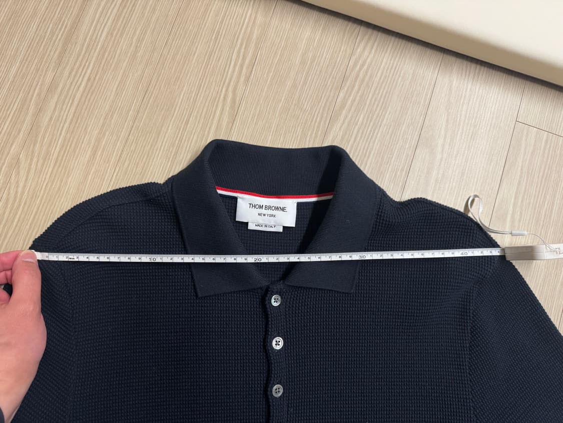 톰브라운 와플 pk 셔츠 네이비 3 상품이미지8