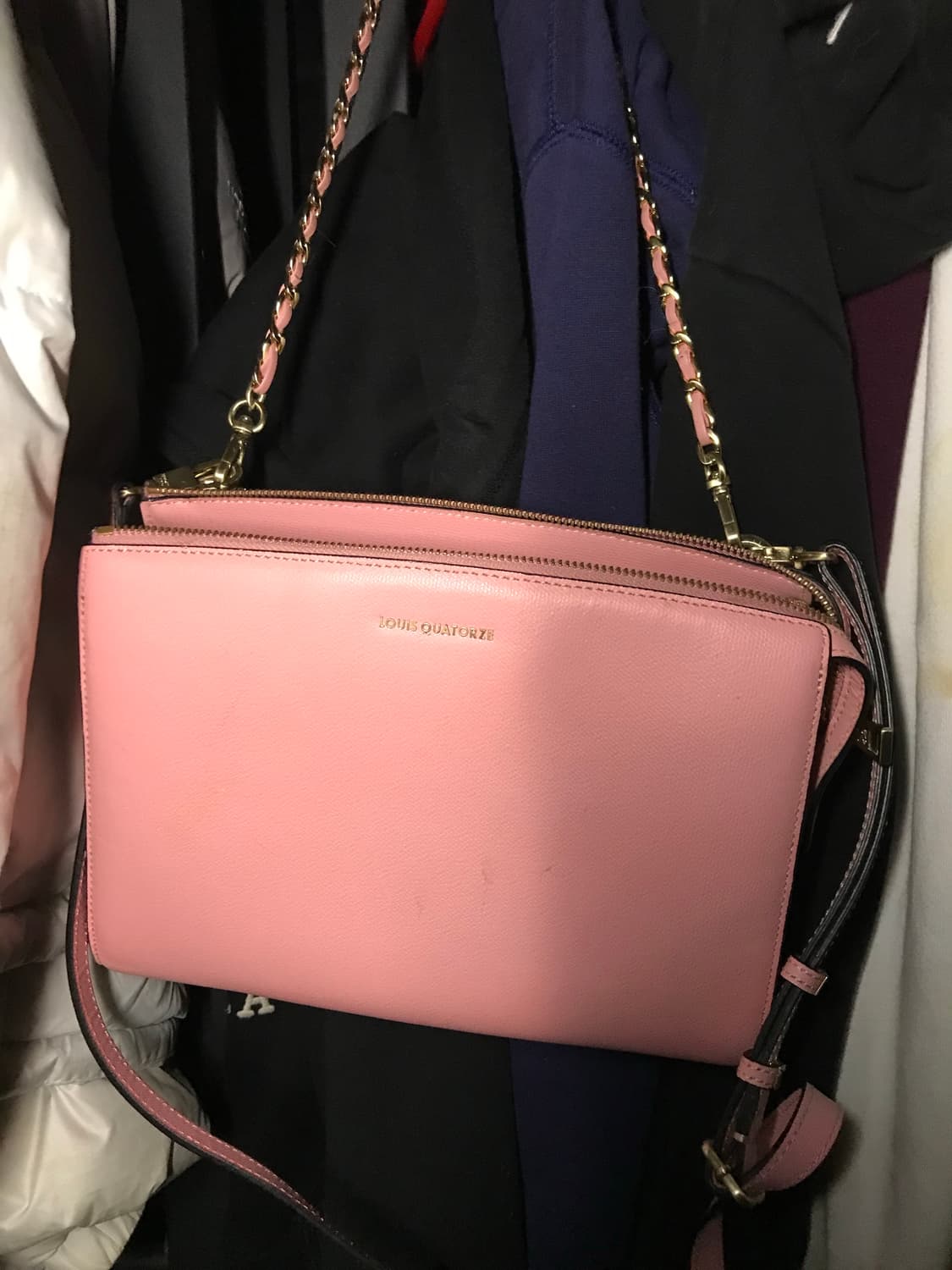 루이까또즈 핑크 숄더백  상품이미지1