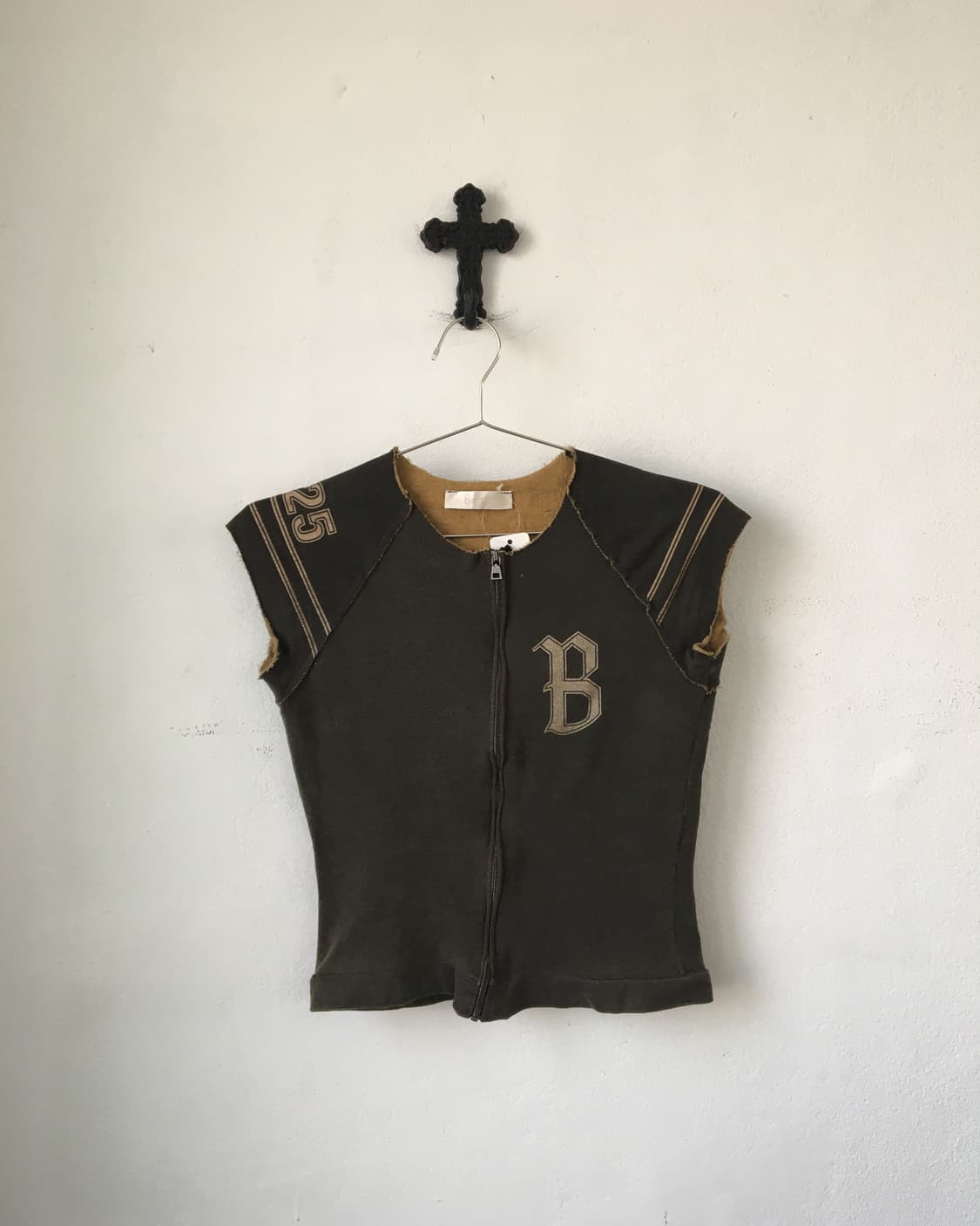 Slim fit zip up top 상품이미지2