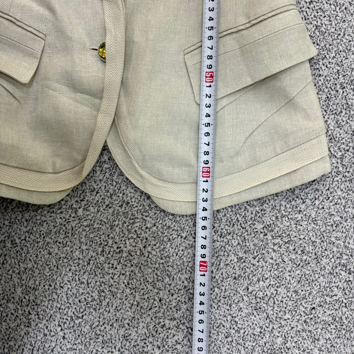 82 잇미샤 린넨 자켓 0407J 상품이미지8