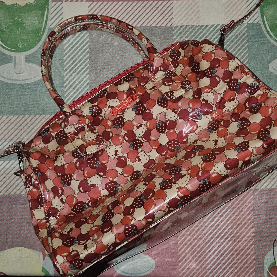 사만사베가 x 키티 pvc 딸기 사과 3way 백 상품이미지6