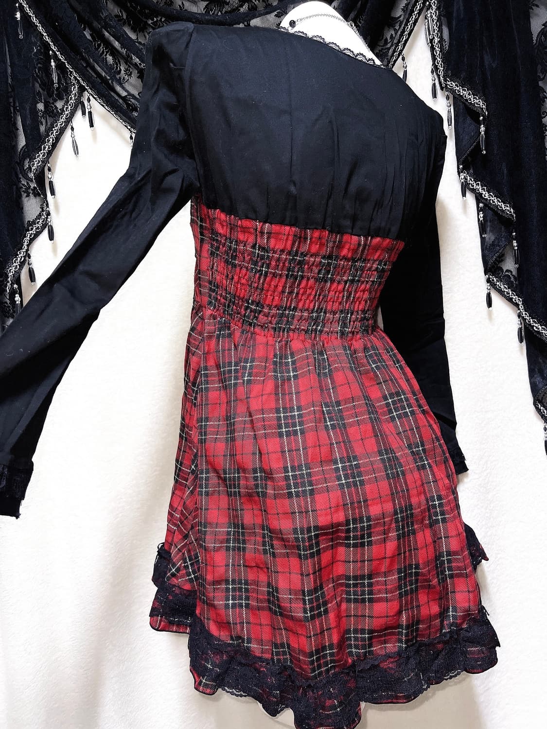 트랄라라 캐캐체 세라 아무 타탄체크 원피스 고스펑크 고딕로리타 갸루  상품이미지9